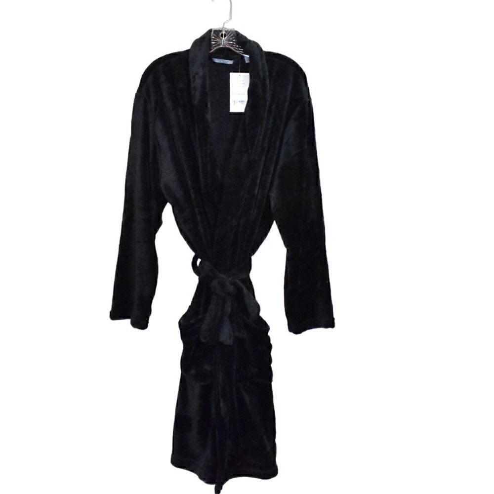 Perry Ellis Portfolio Soft Plush Velour Robe Size OS - Picture 2 of 13